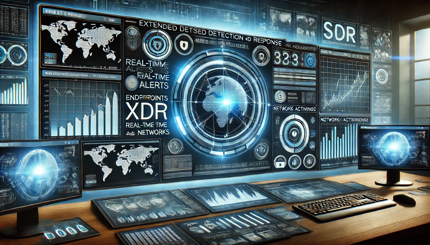 representing an XDR (Extended Detection and Response) system.